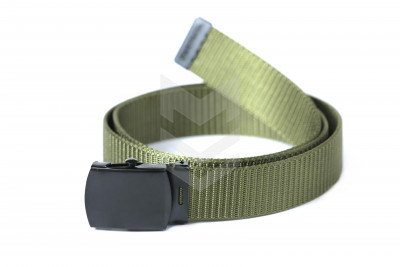 Soldier Trouser Belt Green Black