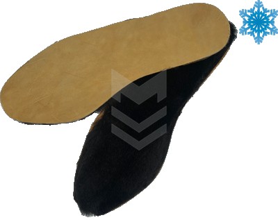 "MARSHALL" Shoe Insoles with Natural Fur