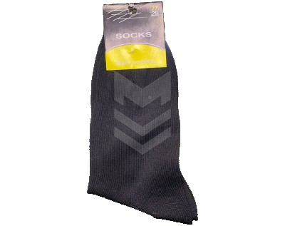Socks "SOCKS" Black w Yellow Label