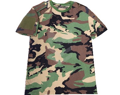 T-Shirt With Shoulder Wtraps NATO