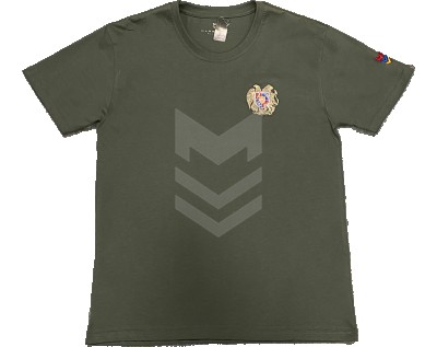 T-Shirt Khaki Emblem Marshall Luxe