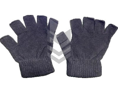 Knitted Gloves Cut Fingers "H1" Good Quality