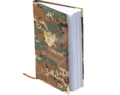 Notebook Army A5 Narrow MF Gerb
