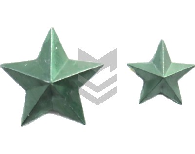 Stars 13mm Green RF