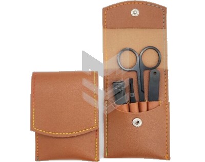 Nail Clipper Set With Leather Case