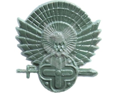 Emblem Soldier Green Plastic