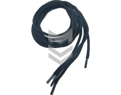 Shoe Thread Round Black 150cm