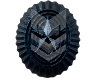 Emblem With Star Oval Army