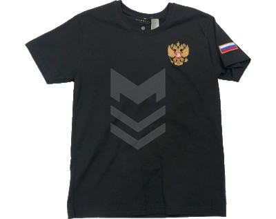 T-shirt Black Coat of Arms "MARSHALL" Lux