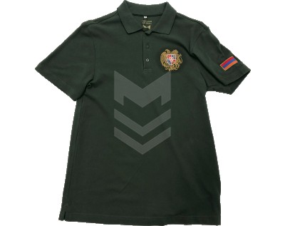 T-shirt "POLO MARSHALL" coat of arms Khaki