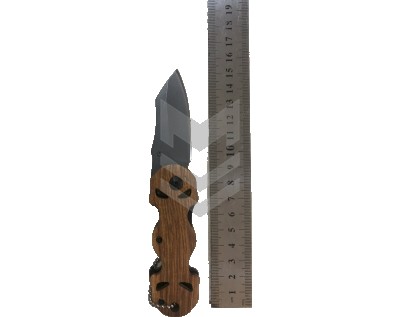 Knife Folding Buck Small X-72 Skull