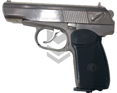 Pneumatic Pistol Makarov 654-32 Silver 4.5mm