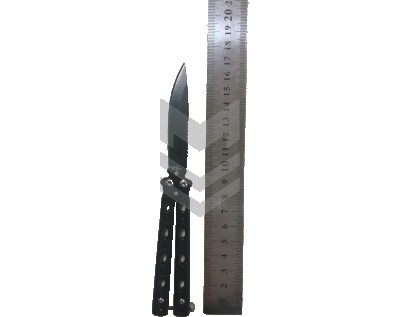 Knife Butterfly Small Black