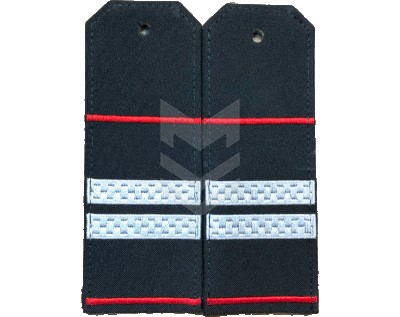 Shoulder Police Everyday Embroidered Star Pair Junior Sergeant - Colonel