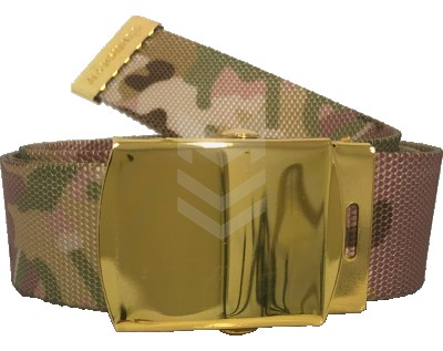 Army Trouser Belt Multicam-Gold