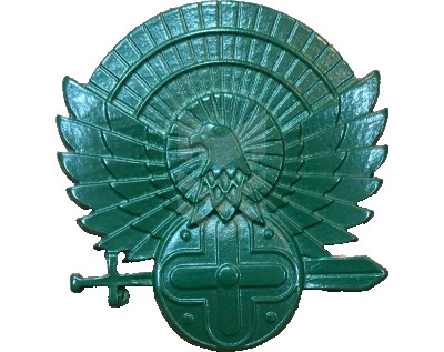 Badge Soldier Metallic Green