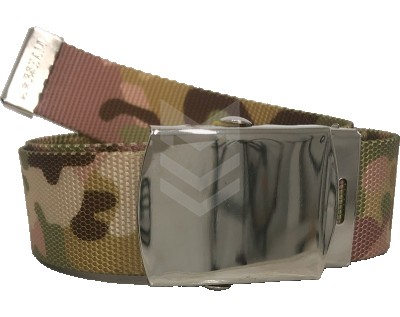 Army Trouser Belt Multicam-Silver