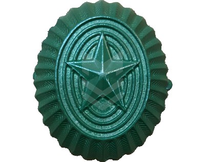 Emblem Oval With Star Officer