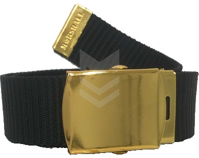 Army Trouser Belt Black-Gold